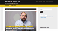 Desktop Screenshot of brantadvocate.com